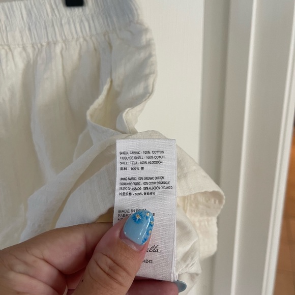 NWOT Cleobella white matching shorts set - Picture 8 of 8